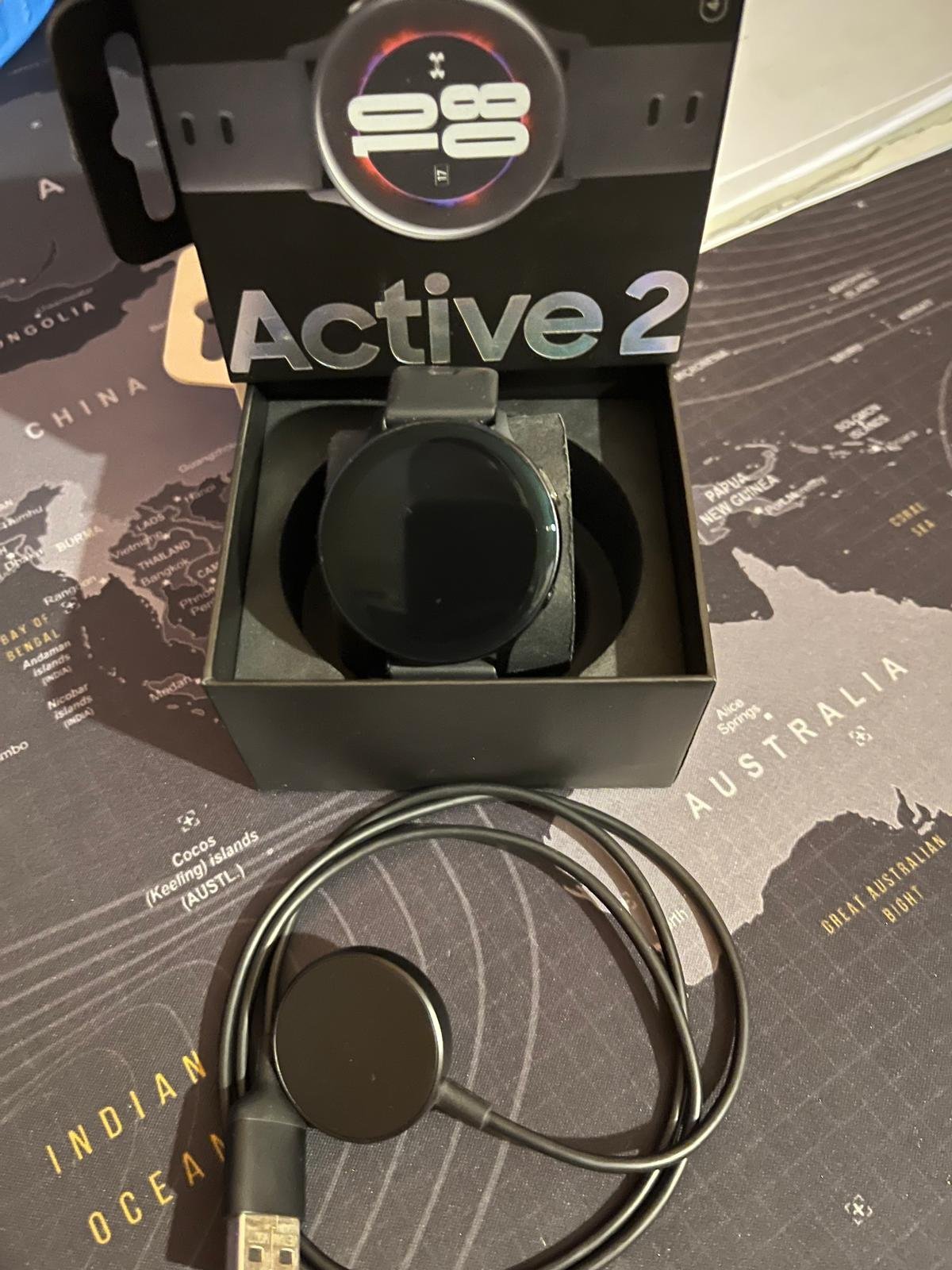 Samsung Galaxy Watch Active2 44 mm – Schwarz – Wie neu – OVP & Ladekabel